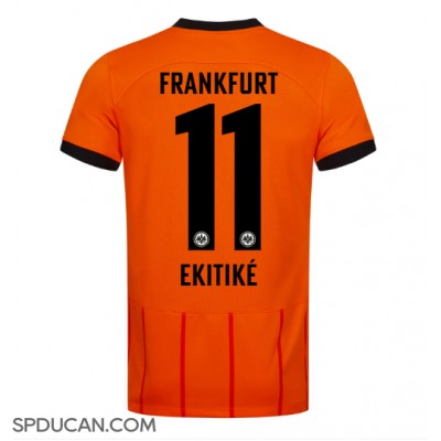 Muški Nogometni Dres Eintracht Frankfurt Hugo Ekitike #11 Rezervni 2024-25 Kratak Rukav Muški Nogometni Dres Eintracht Frankfurt Hugo Ekitike #11 Rezervni 2024-25 Kratak Rukav